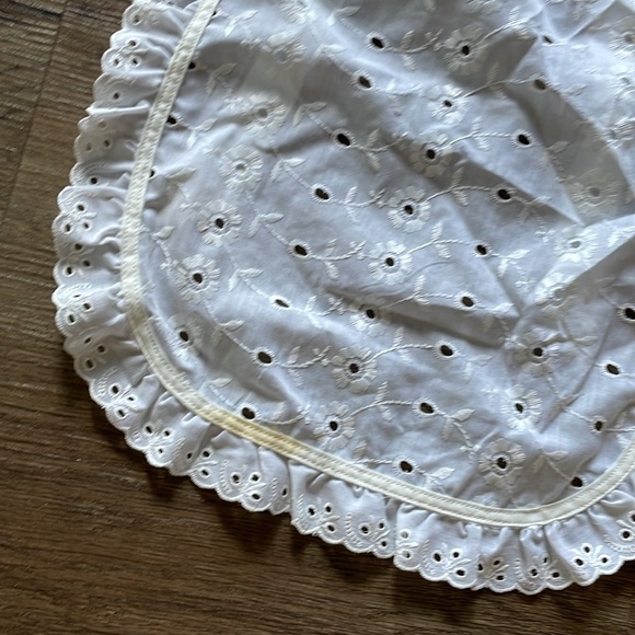 Vintage Eyelet Lace Apron Pants - Picture 11 of 11